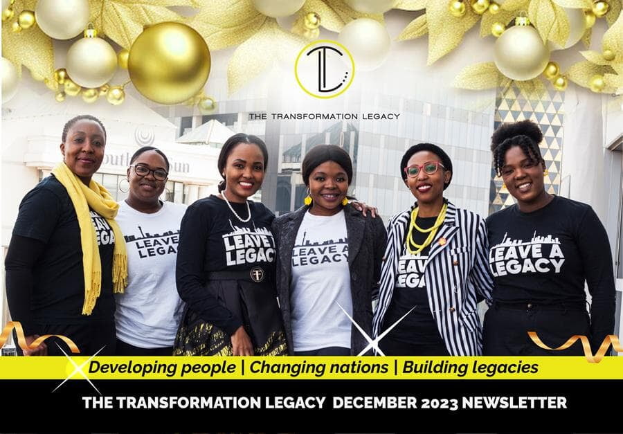The Transformation Legacy Newsletter December 2023